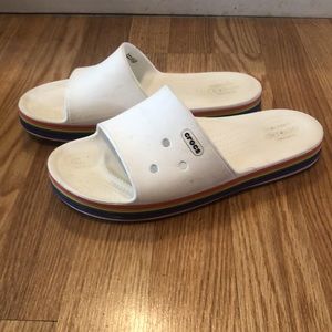 Crocs Crocband Rainbow Slides
